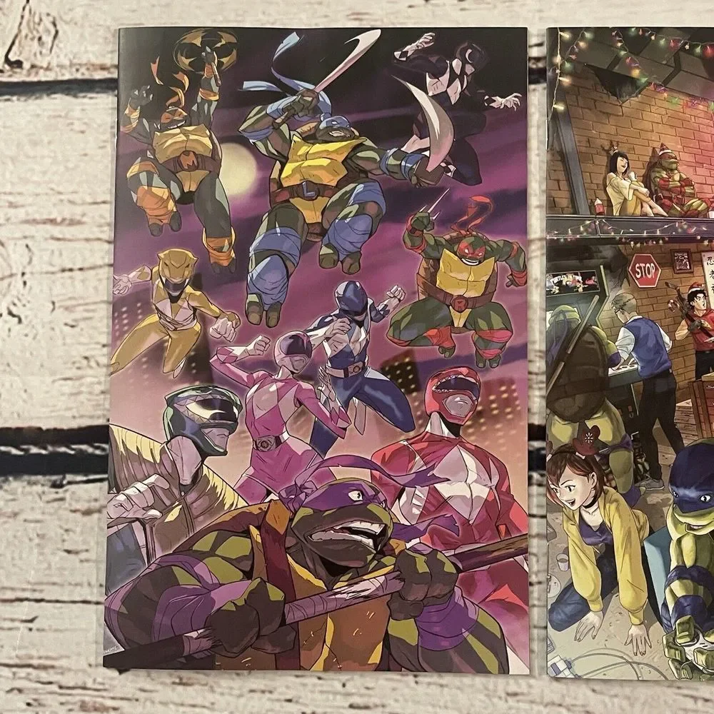 Mighty Morphin Power Rangers Teenage Mutant Ninja Turtles Variants Lot of‎ 3